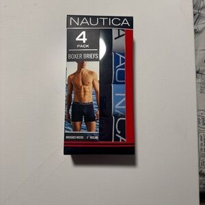 Nautica Boxer Briefs Mens Large 4 Pack